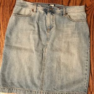J Crew Denim Mini skirt